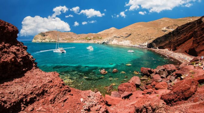 As mais belas praias de Santorini
