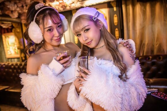Nightlife Tokyo Club GHQ girls