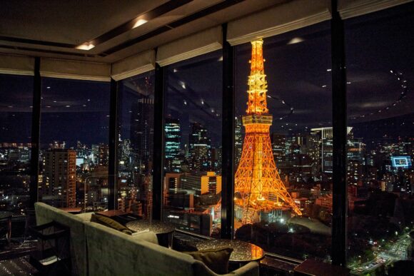 Éjszakai élet Tokyo Sky Lounge Stellar Garden