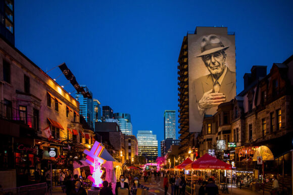 Nachtleben Montreal Innenstadt von Montreal