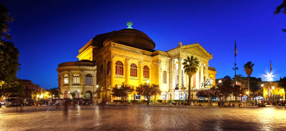 Nocne życie Palermo Teatro Massimo